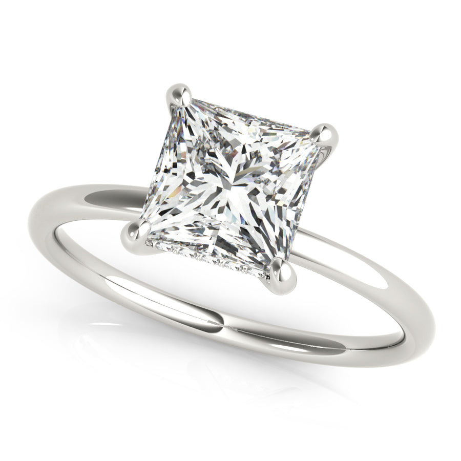 Diamond Halo Engagement Ring