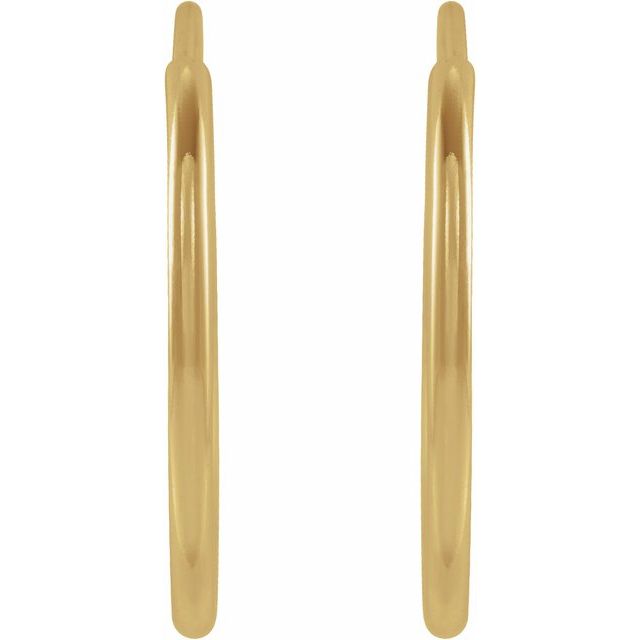 Flexible Endless Tube Hoop Earrings