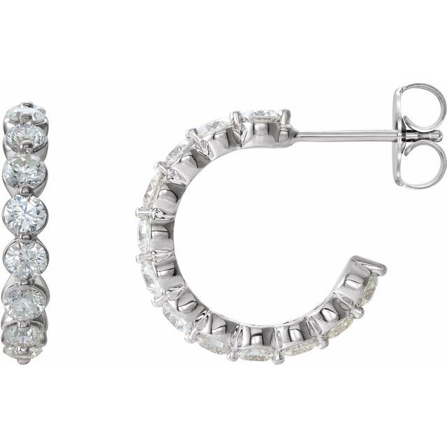 Accented Hoop Earrings
