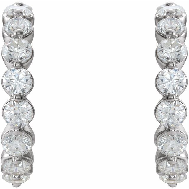 Accented Hoop Earrings