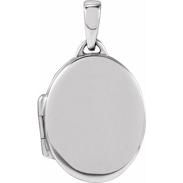 Engravable Oval Locket