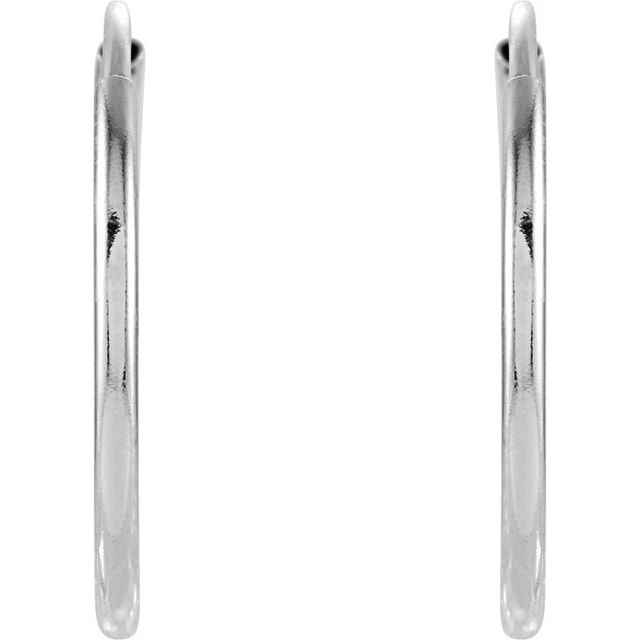 Endless Tube Hoop Earrings