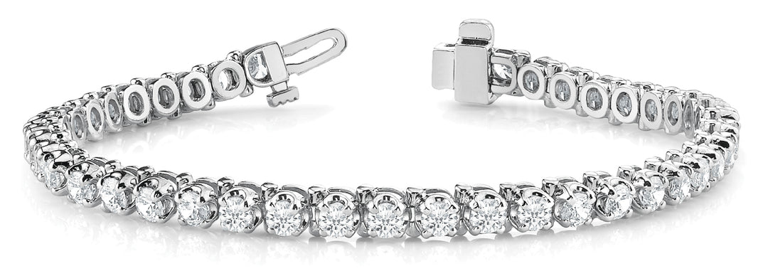 Lab Grown Diamond In-Line Tennis Bracelet