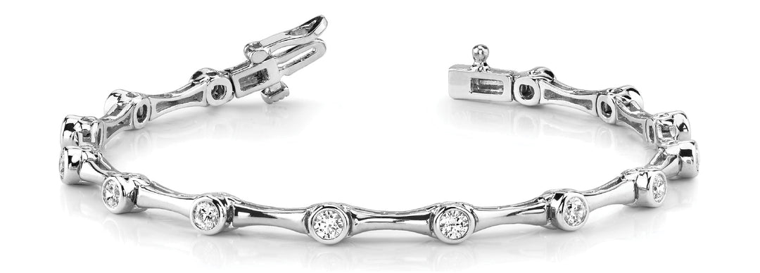 Lab Diamond Round Stone Fashion Bracelet