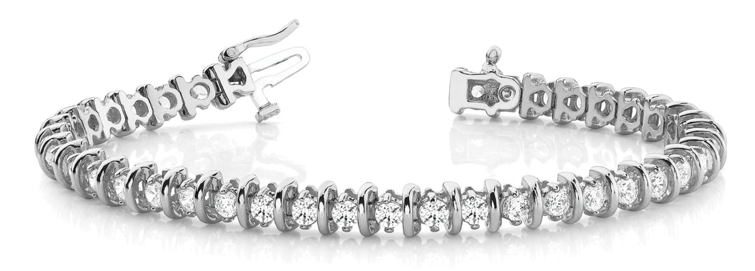 Lab Diamond Line Bar Bracelet
