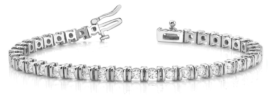 Lab Diamond Bar Bracelet