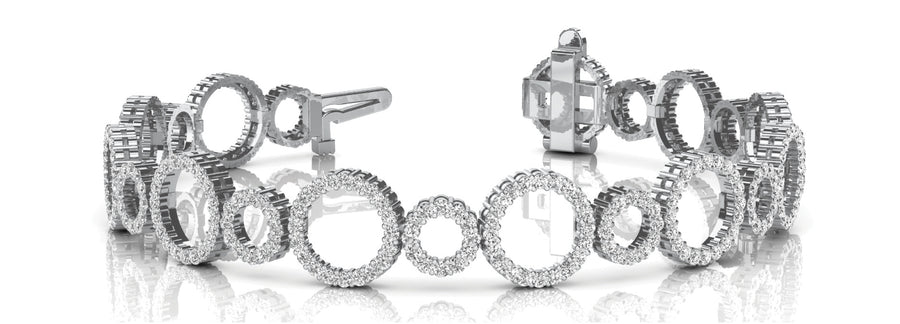Diamond Lab Grown Tennis Bracelet