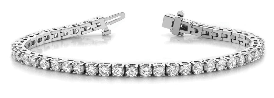 Lab Diamond In-Line Tennis Bracelet
