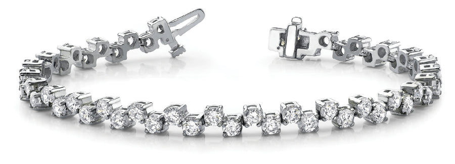 Premium Lab Diamond Tennis Bracelet