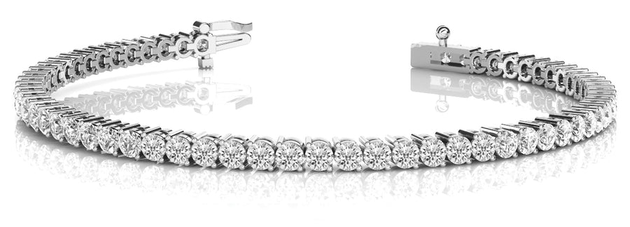 Lab Diamond In-Line Tennis Bracelet