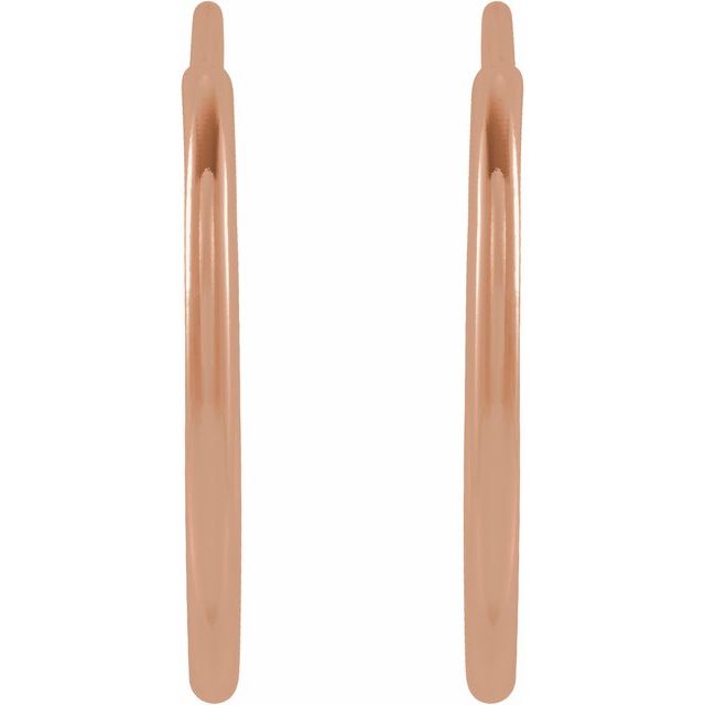 Flexible Endless Tube Hoop Earrings