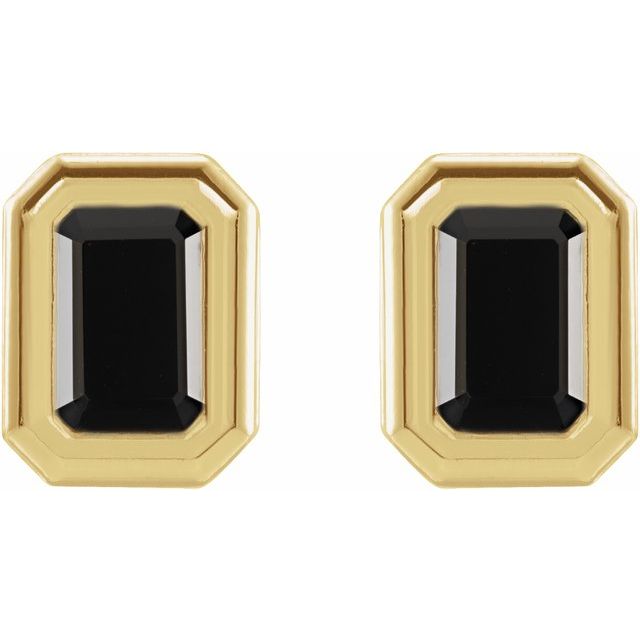 Emerald Solitaire Earrings