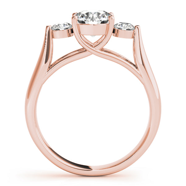 14K Rose Gold 1.25 ctw Diamond Engagement Ring