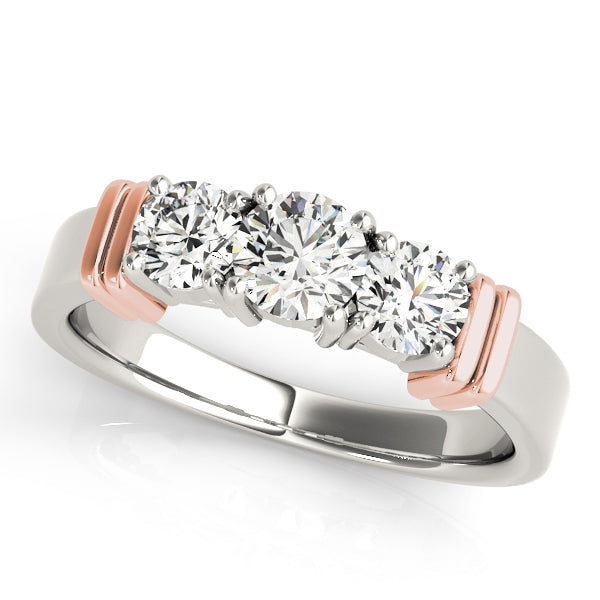 14K Rose Gold 1ctw Round Diamond Engagement Ring