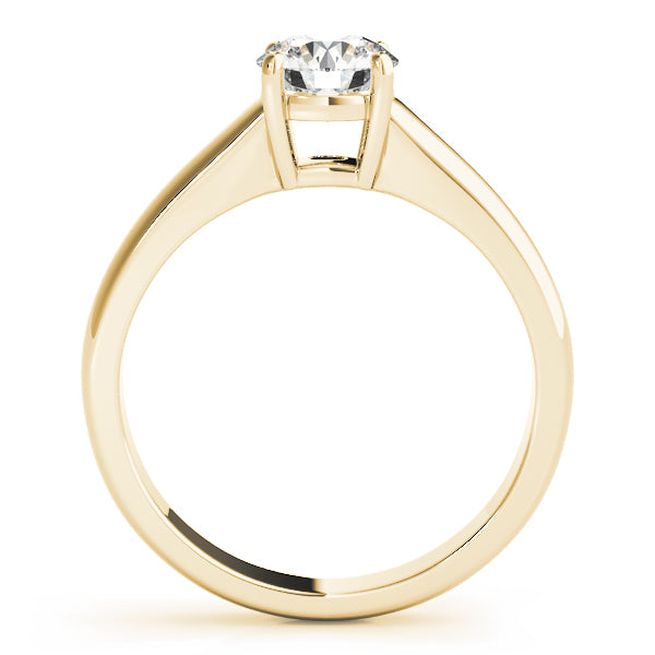 18K Yellow Gold 1 CT Diamond Engagement Ring
