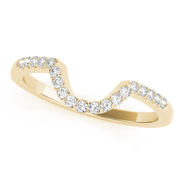 14K Yellow Gold Diamond Wedding Ring