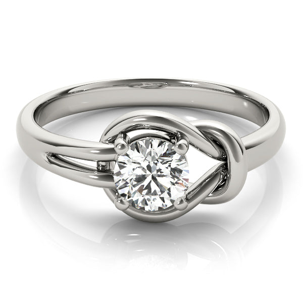 1 CT Lab Diamond Love Knot Ring