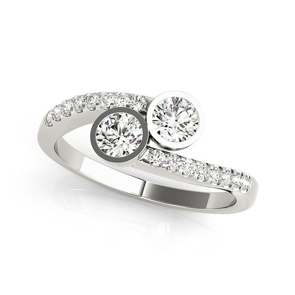 Lab Grown Diamond Two Stone Ring