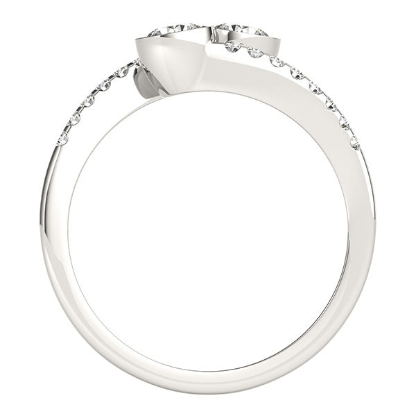 Lab Grown Diamond Two Stone Ring