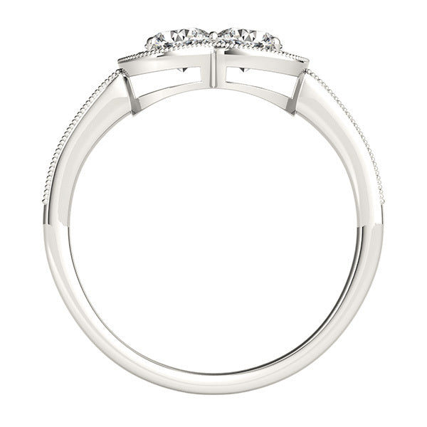 Multi-Diamond Lab Grown Round Stone Ring