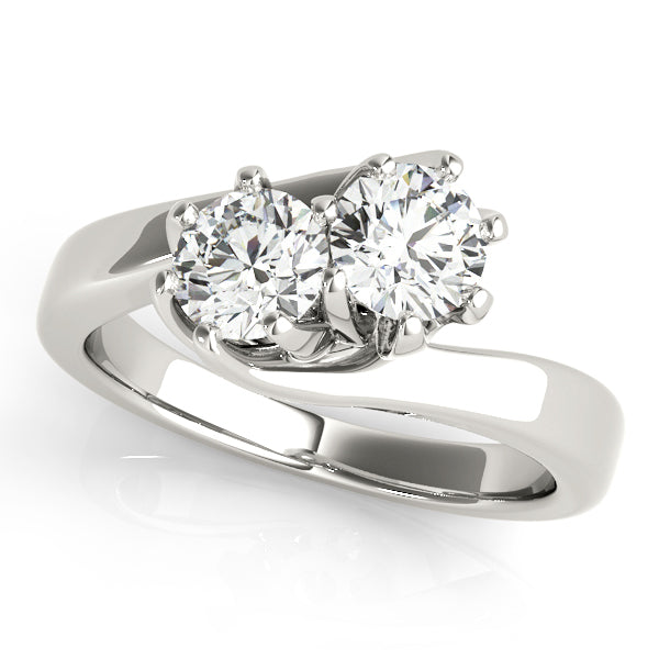 Lab Diamond Two Stone Ring