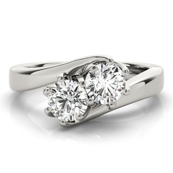 Lab Diamond Two Stone Ring