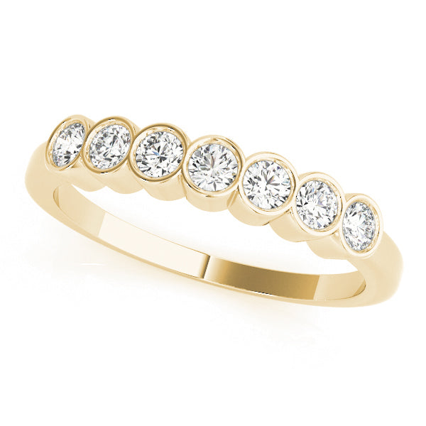 14K Yellow Gold Diamond Fashion Band