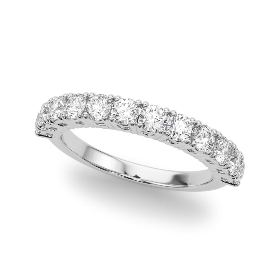 Lab Diamond Straight Band Ring