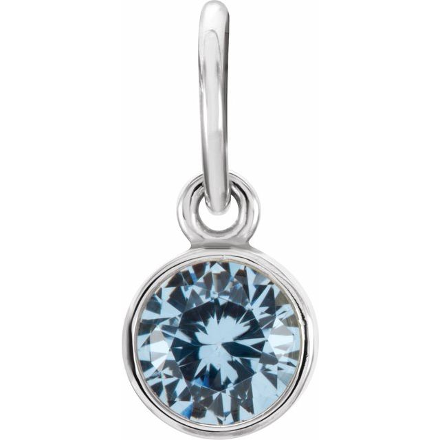 Posh MommyÂ® Imitation Birthstone Charm
