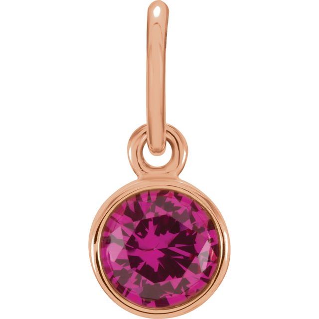 Posh MommyÂ® Imitation Birthstone Charm