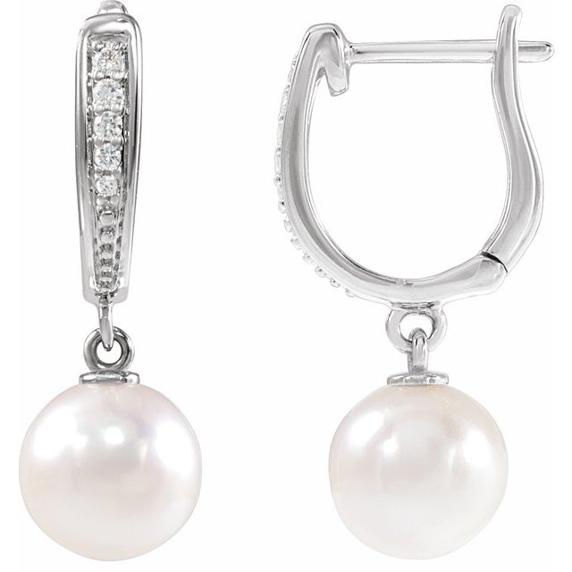 Accented Pearl Earrings