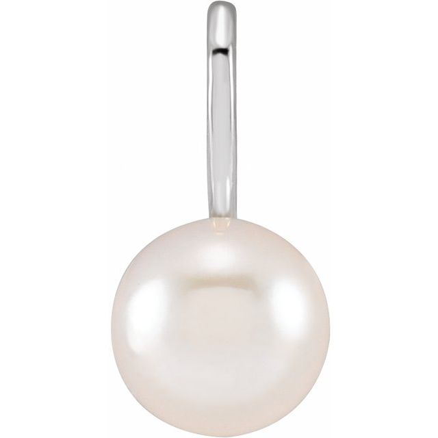 Pearl Solitaire Charm/Pendant
