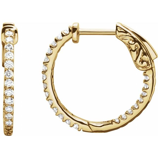 Inside-Outside Hoop Earrings