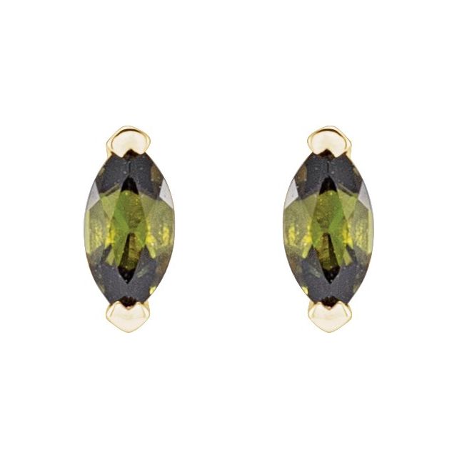 Solitaire V-Prong Stud Earrings