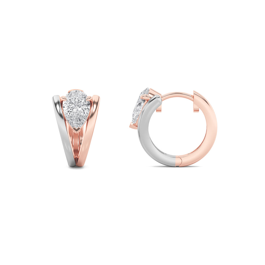 14K White Gold Lab Diamond Earrings 1.5ctw F VVS+ Precision-Cut