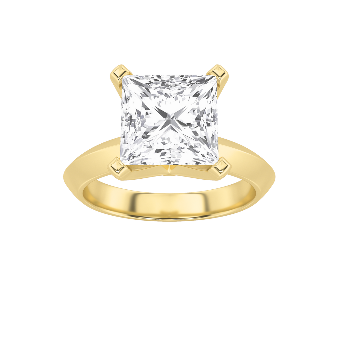 14K Yellow Gold 3ctw Lab Diamond Ring Sz7