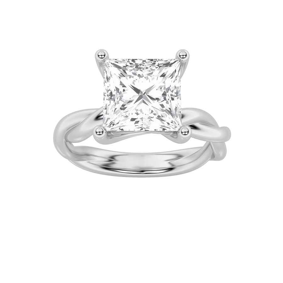 14K Yellow Gold 3ctw Lab Diamond Ring Sz7