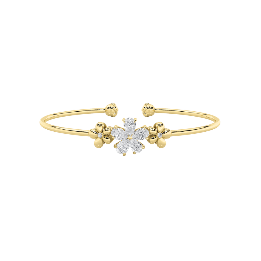14K Yellow Gold 1.5ctw Lab Diamond Tennis Bracelet