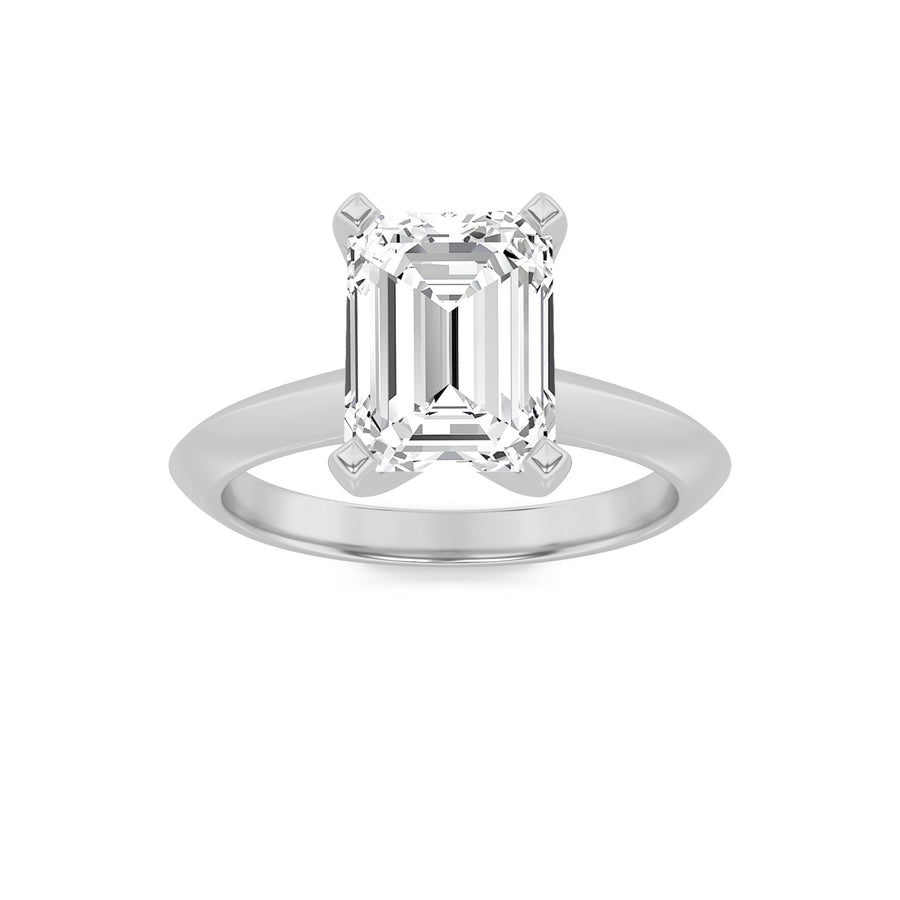 14K White Gold 3ctw Lab Diamond Ring Sz7