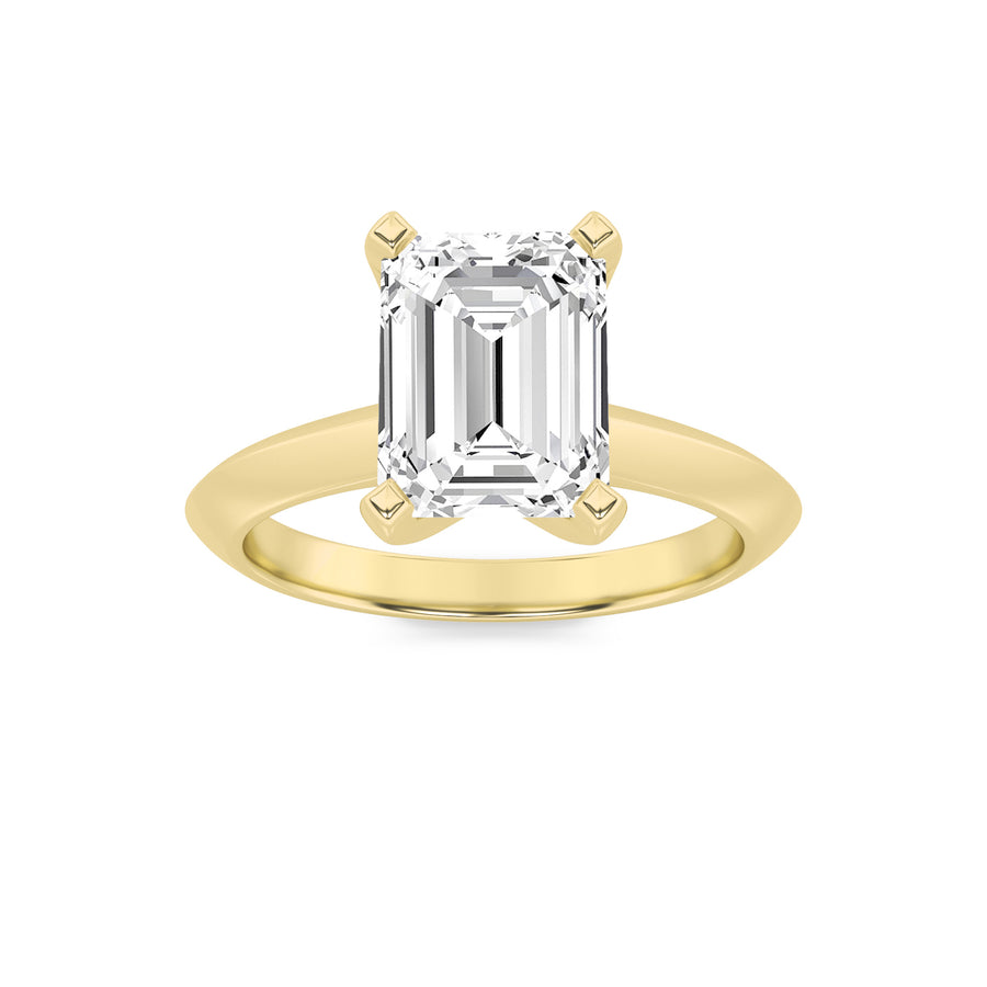 14K Yellow Gold 2.5ctw Lab Diamond Ring Sz7