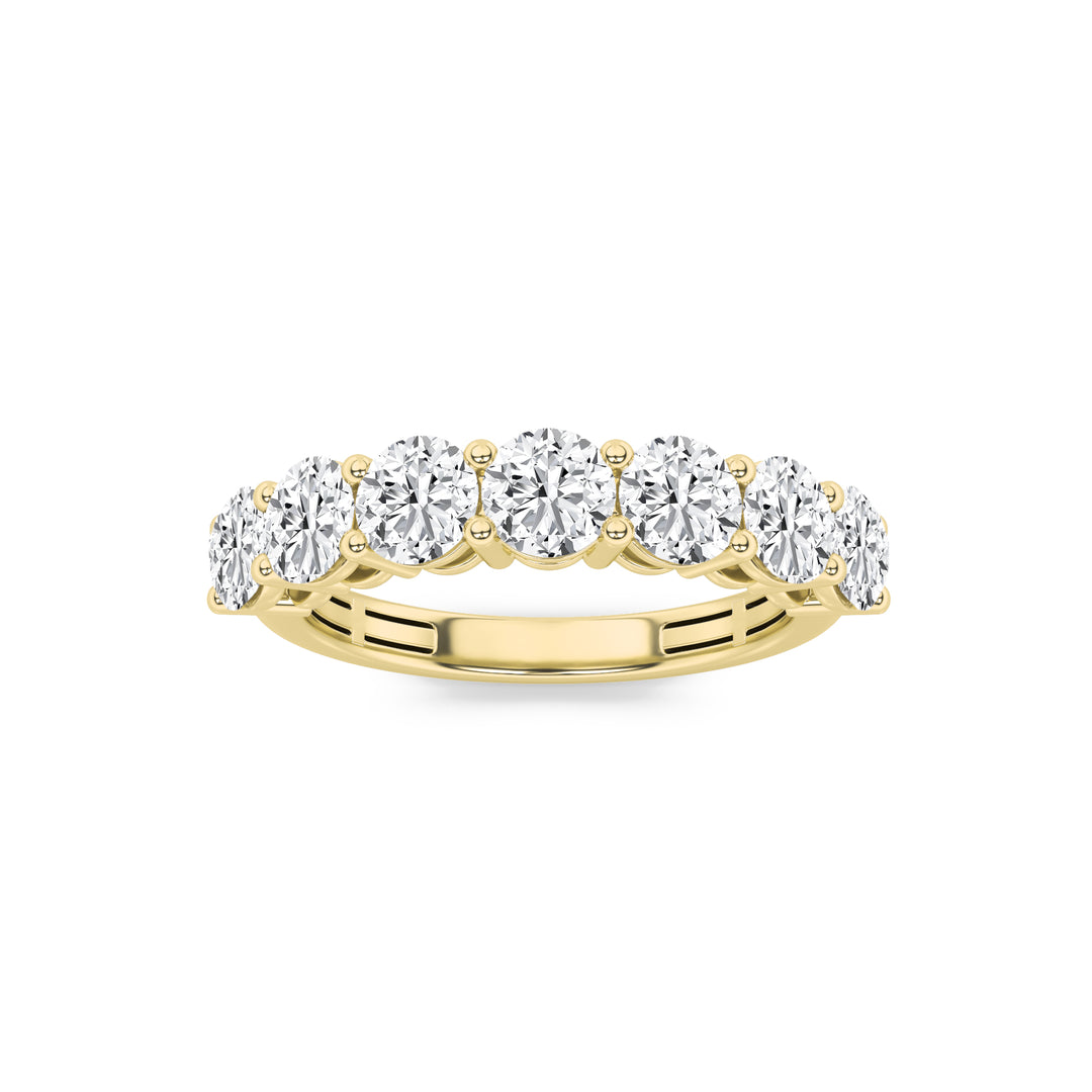 14K Yellow Gold 2ct Lab Diamond Solitaire Ring