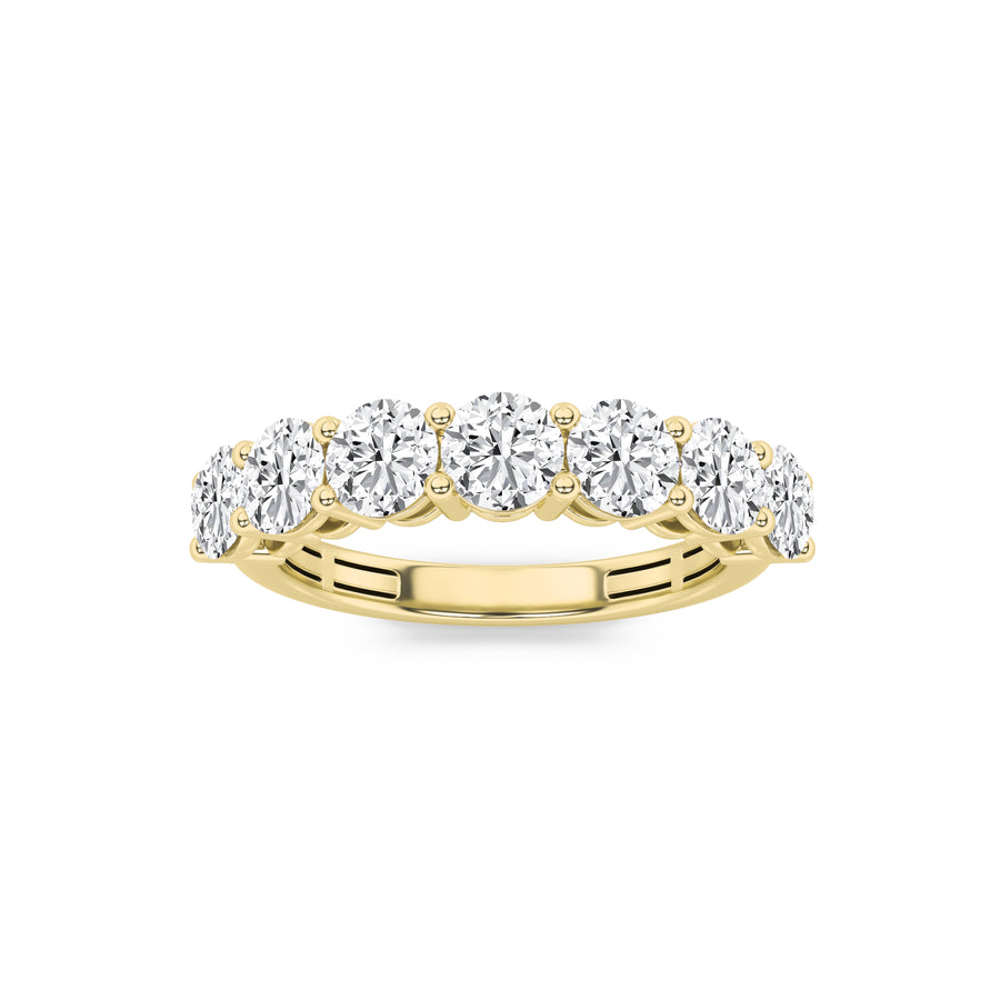 14K Yellow Gold 2ct Lab Diamond Solitaire Ring
