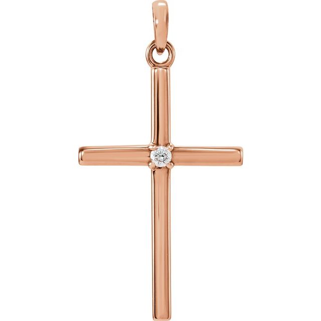 Birthstone Cross Pendant