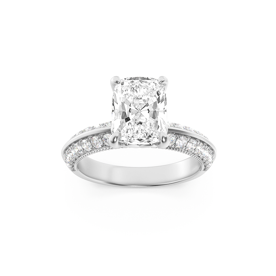 14K White Gold 2ct G/VS+ Lab Diamond Solitaire Ring Sz 7