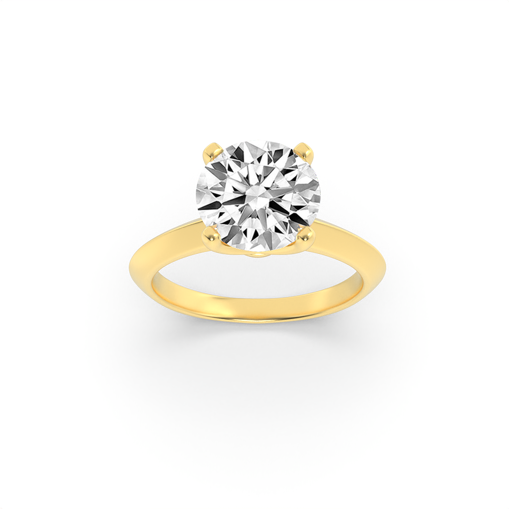 14K White Gold 1.5ct Lab Diamond Solitaire Ring Sz7