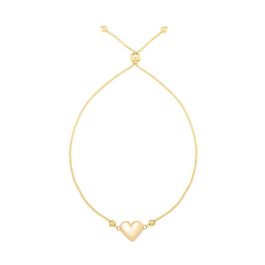 14K Adjustable Horseshoe Bolo Bracelet