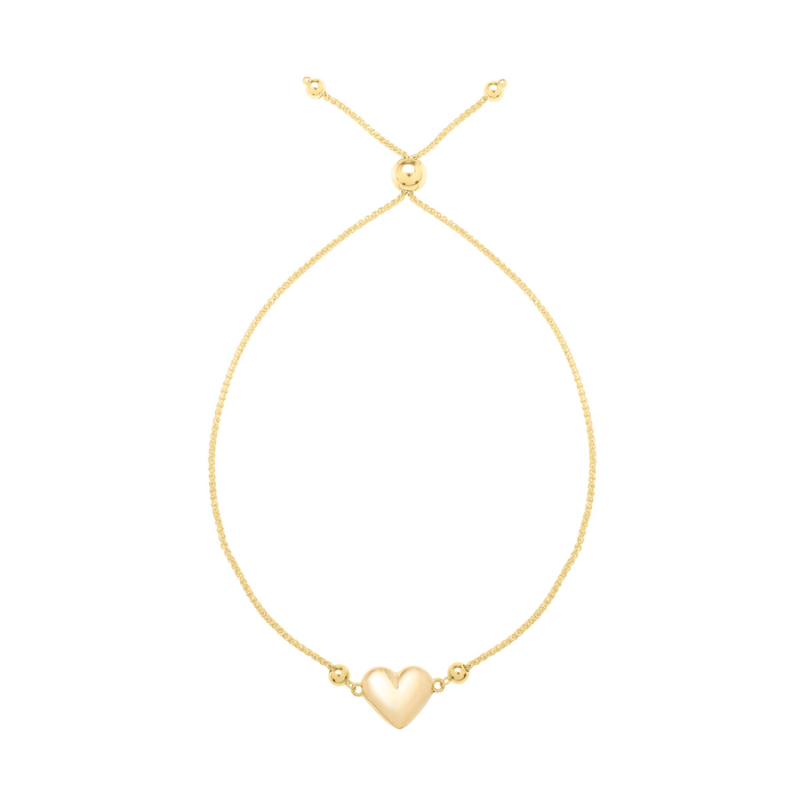 14K Adjustable Horseshoe Bolo Bracelet