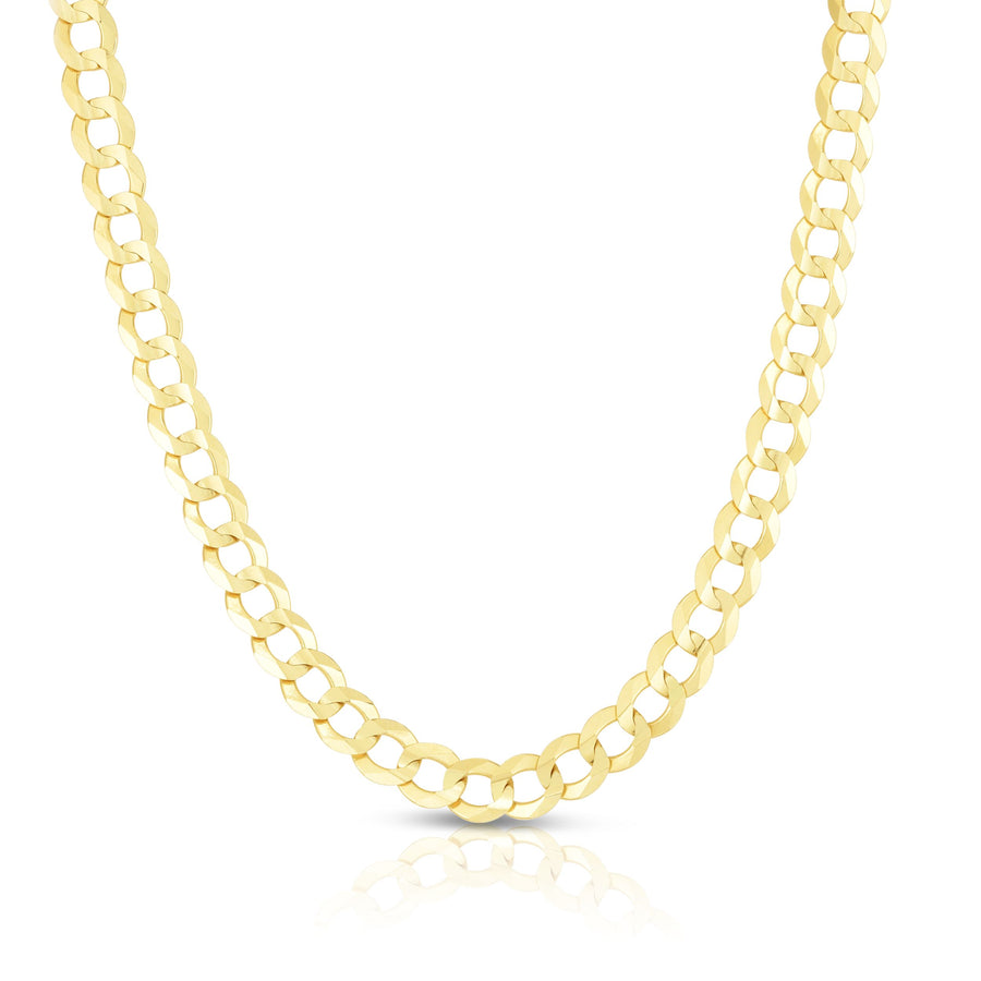 14K Gold 5.7mm Comfort Curb Chain