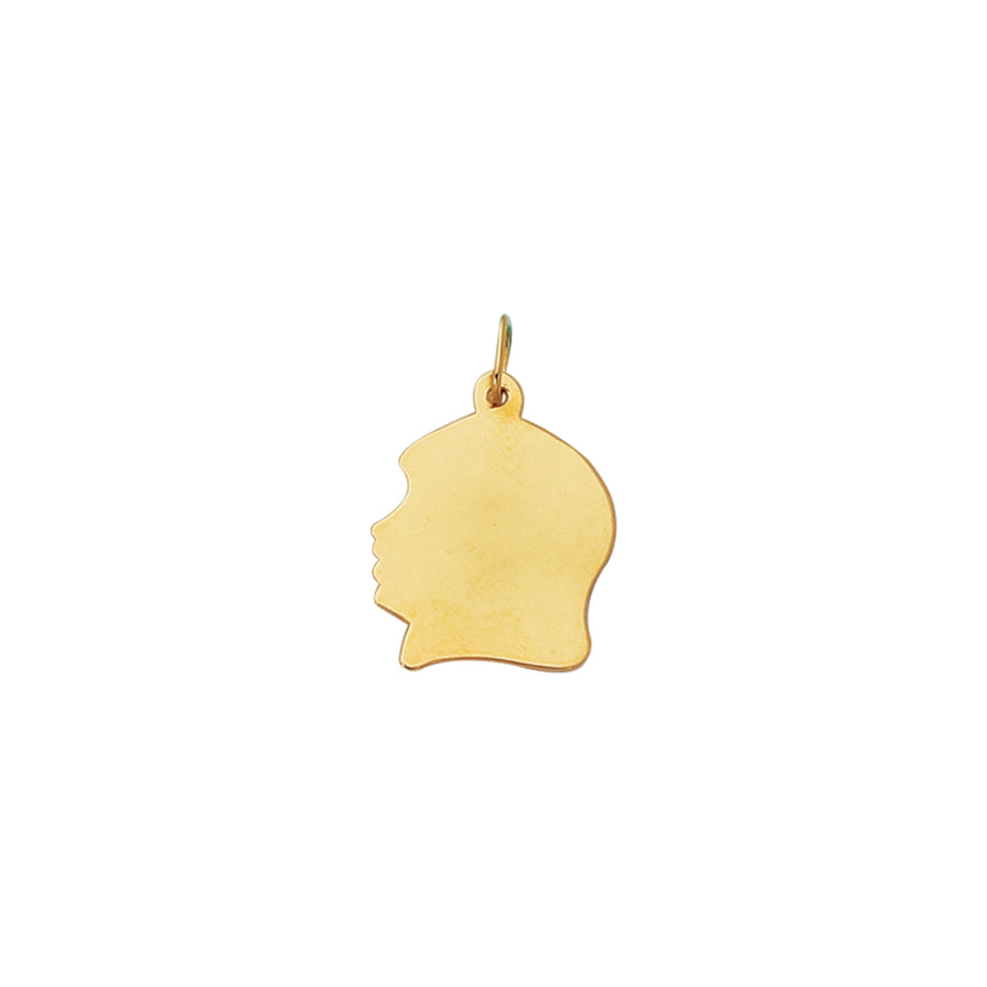 14K Gold Medium Girl Charm