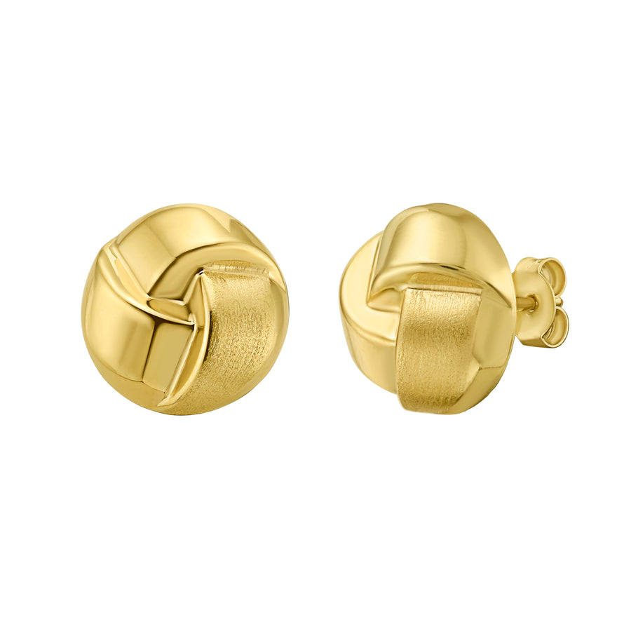 14K Fancy Knot Studs
